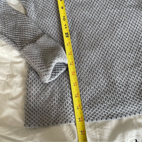 Philosophy | Open knit Cashmere blend grey crew neck sweater sz Small - Picture 8 of 13